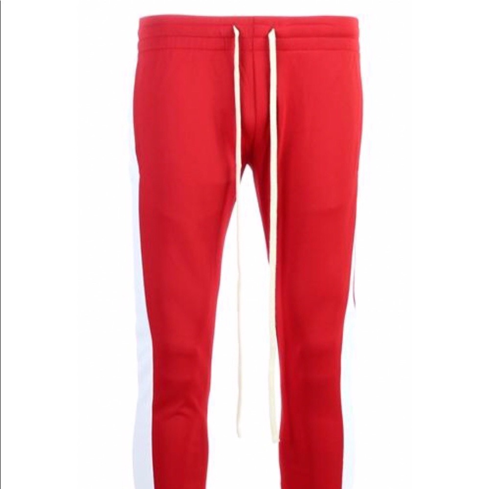 Red Track Pants